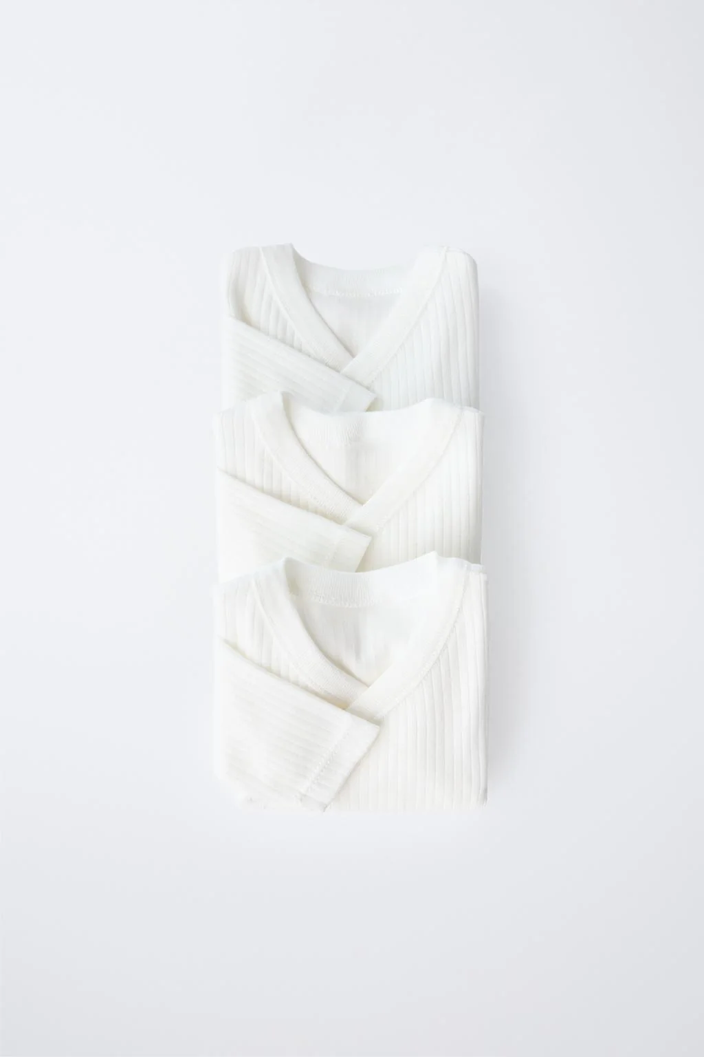 0-6 месяцев / Набор из 3 боди с воротником кимоно и длинным рукавом — 6-18 месяцев | малыши