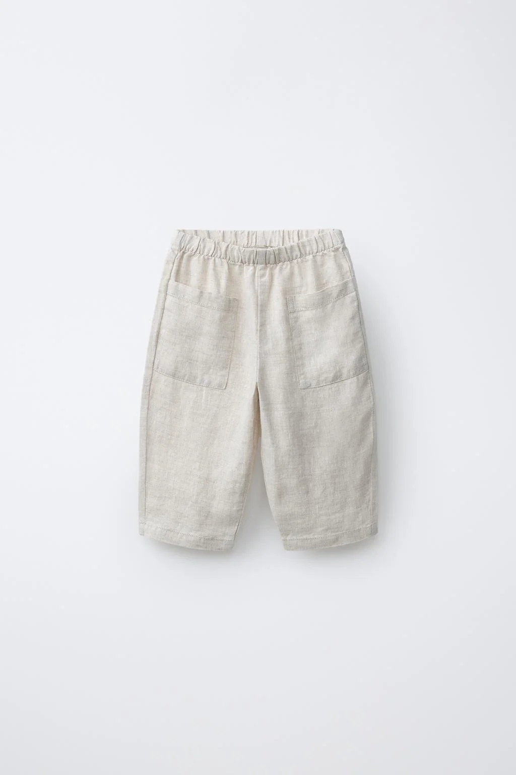 Мешковатые брюки из 100% льна