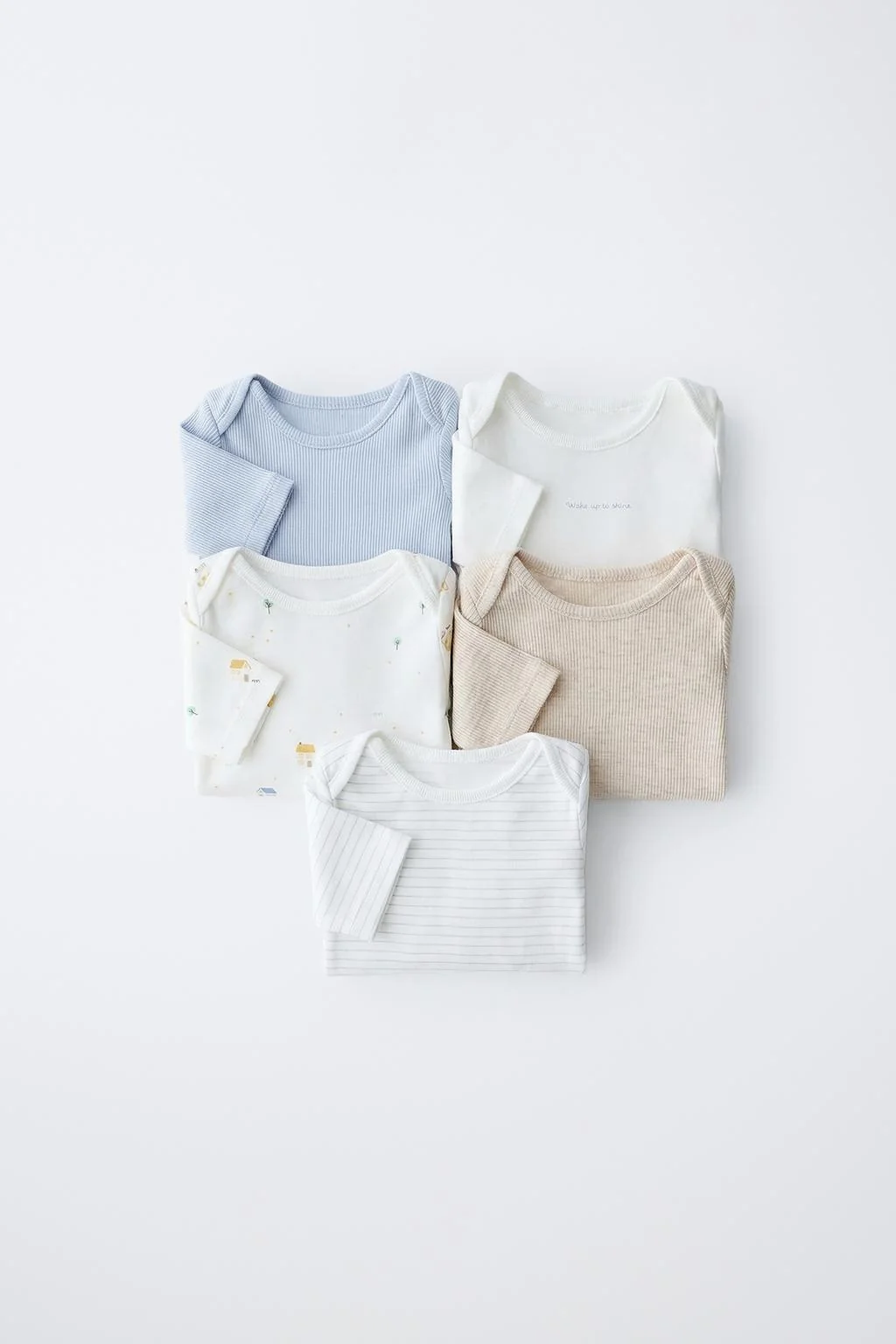 Набор из 5 боди с домашним принтом — Нижнее белье | Боди