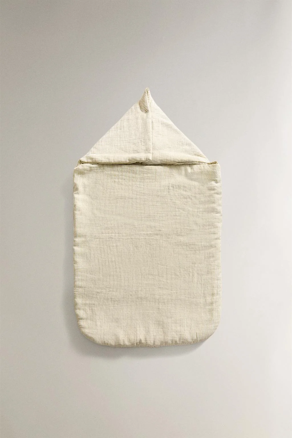 Полосатая муселиновая пеленка для люльки