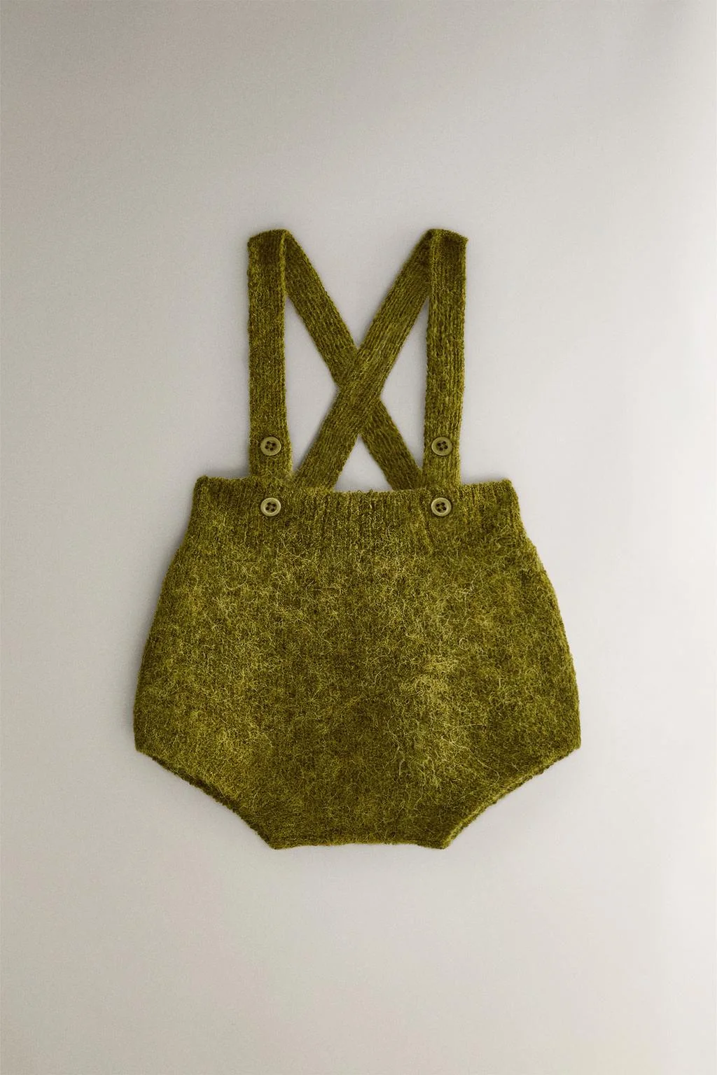 Детский комбинезон на лямках из альпаки