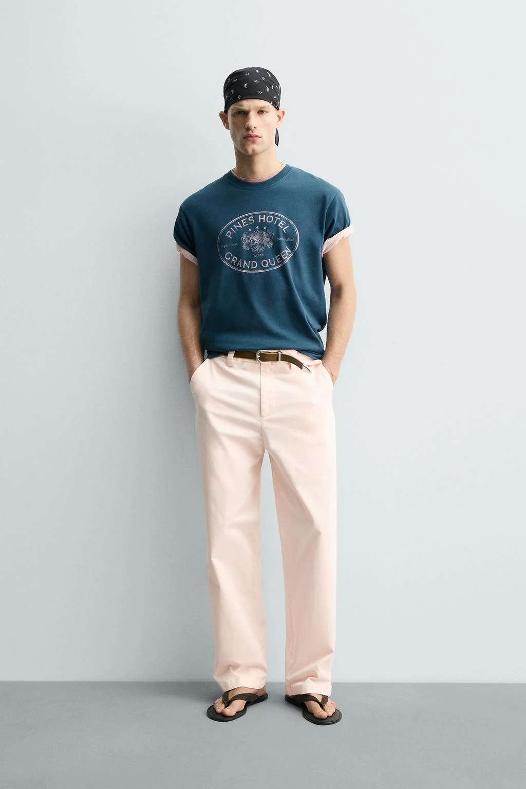 WASHED PRINT T-SHIRT