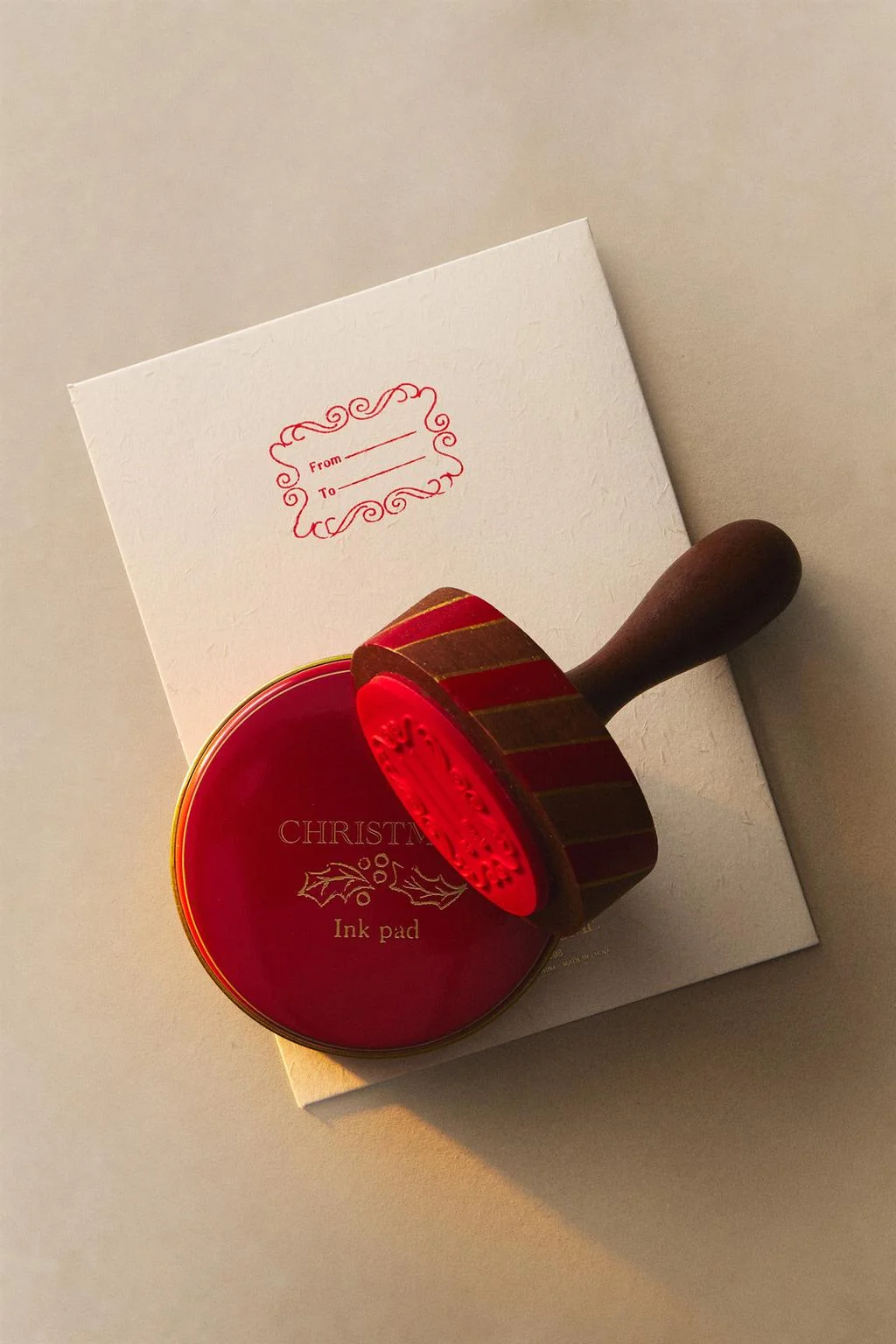 Набор для штампов и чернил Christmas Gift