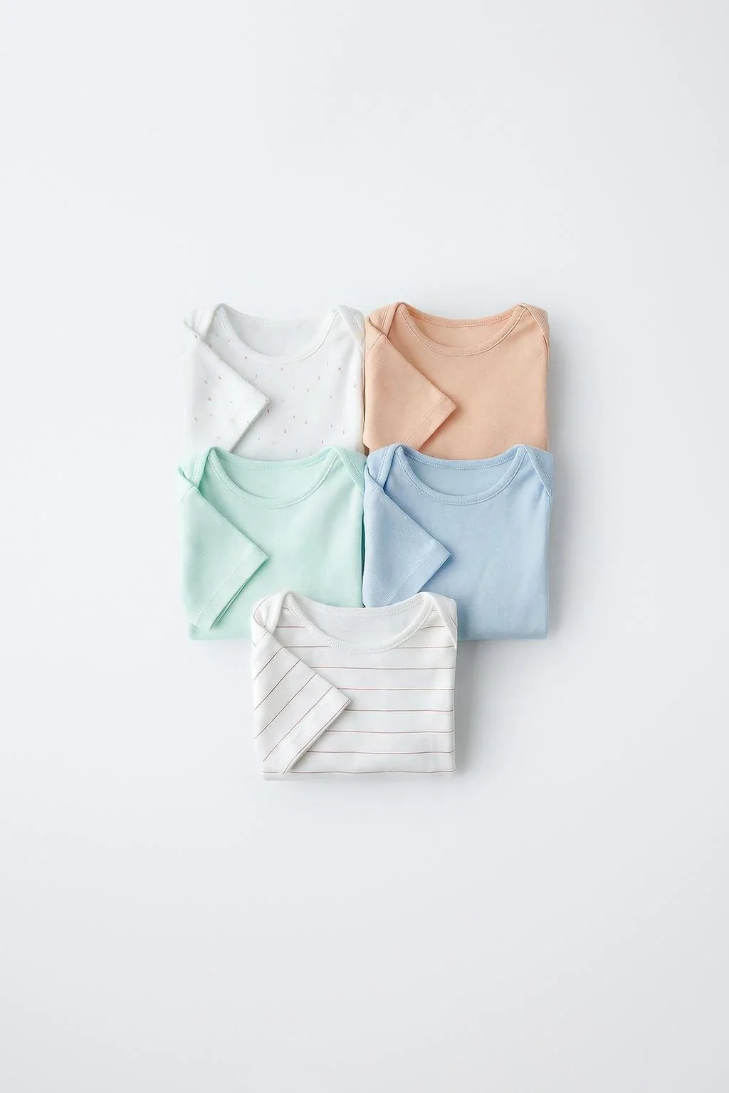 Набор из 5 боди с каплями и полосками — Нижнее белье | Боди