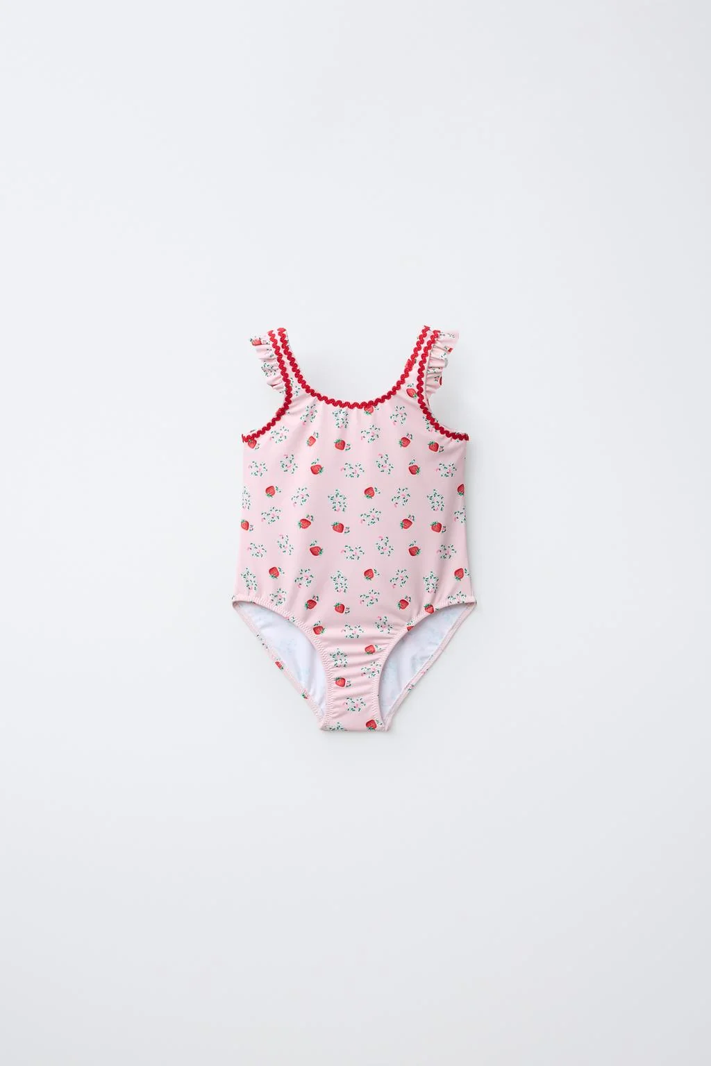 1-6 лет / Купальник с волной и клубникой — Купальники и пляжная одежда