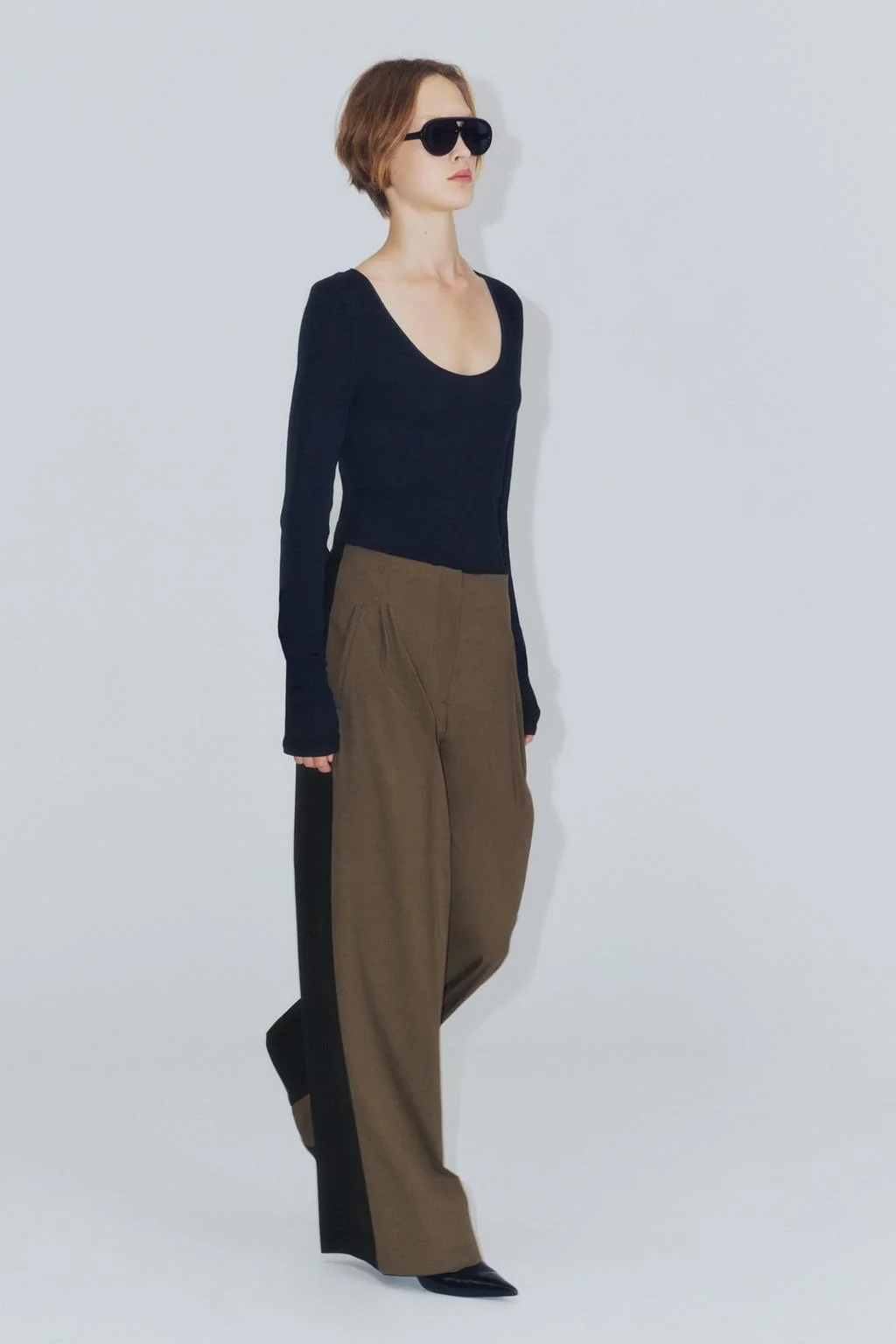 ZW COLLECTION комбинированные плиссированные брюки
