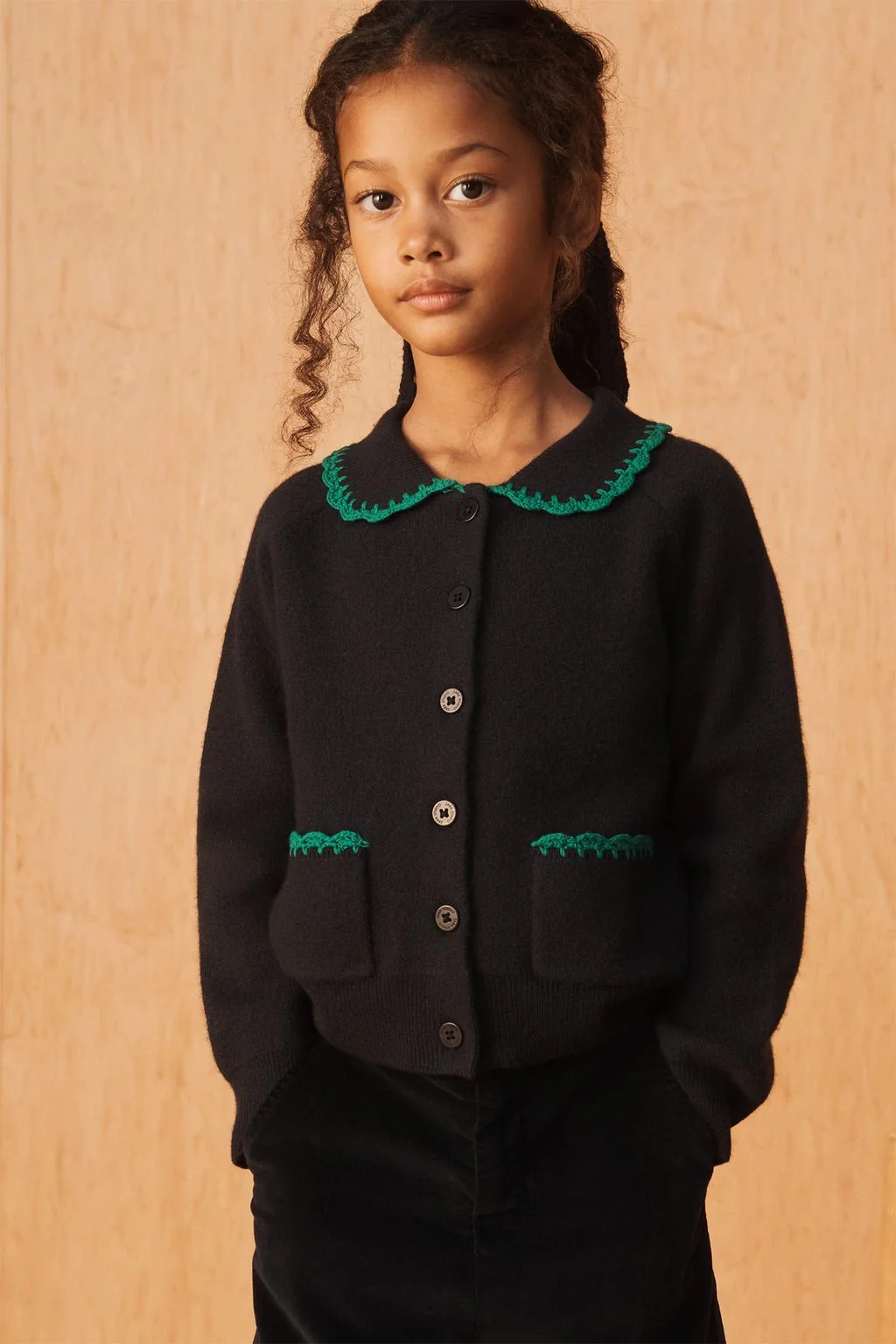 Кардиган 100% Wool Crochet Embroidery Limited Edition