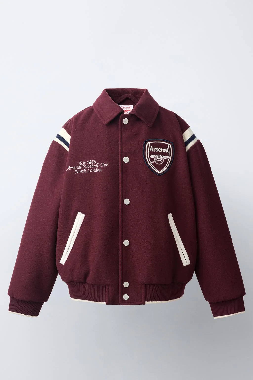 Куртка-бомбер с эффектом шерсти Arsenal F.C. ©