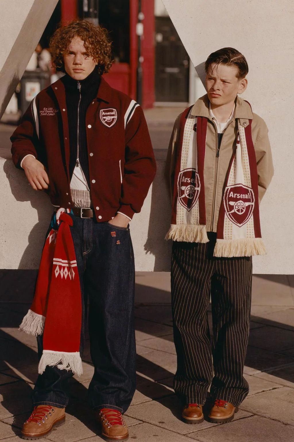 Куртка-бомбер с эффектом шерсти Arsenal F.C. ©