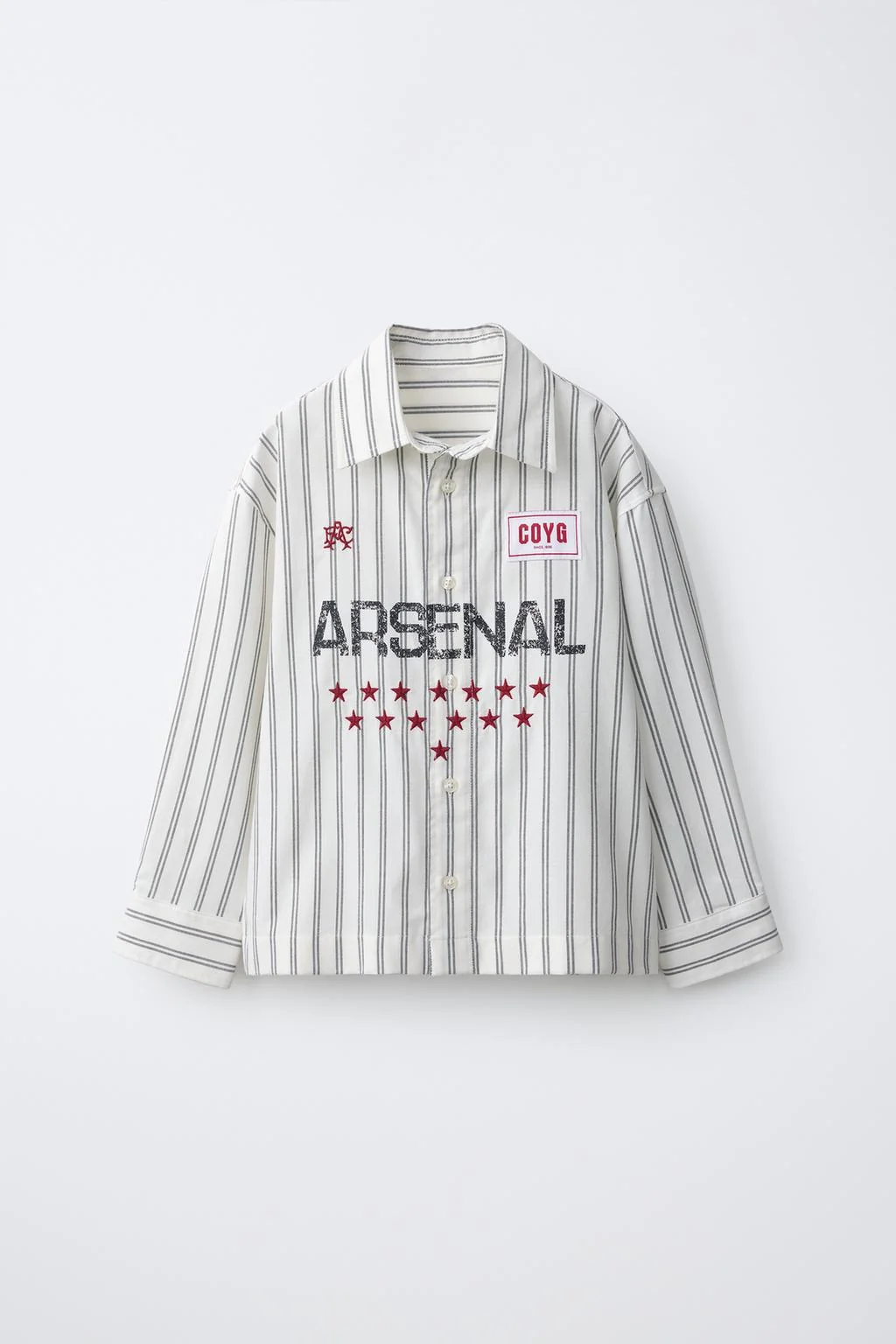 Рубашка с полосатым принтом Arsenal F.C. ©