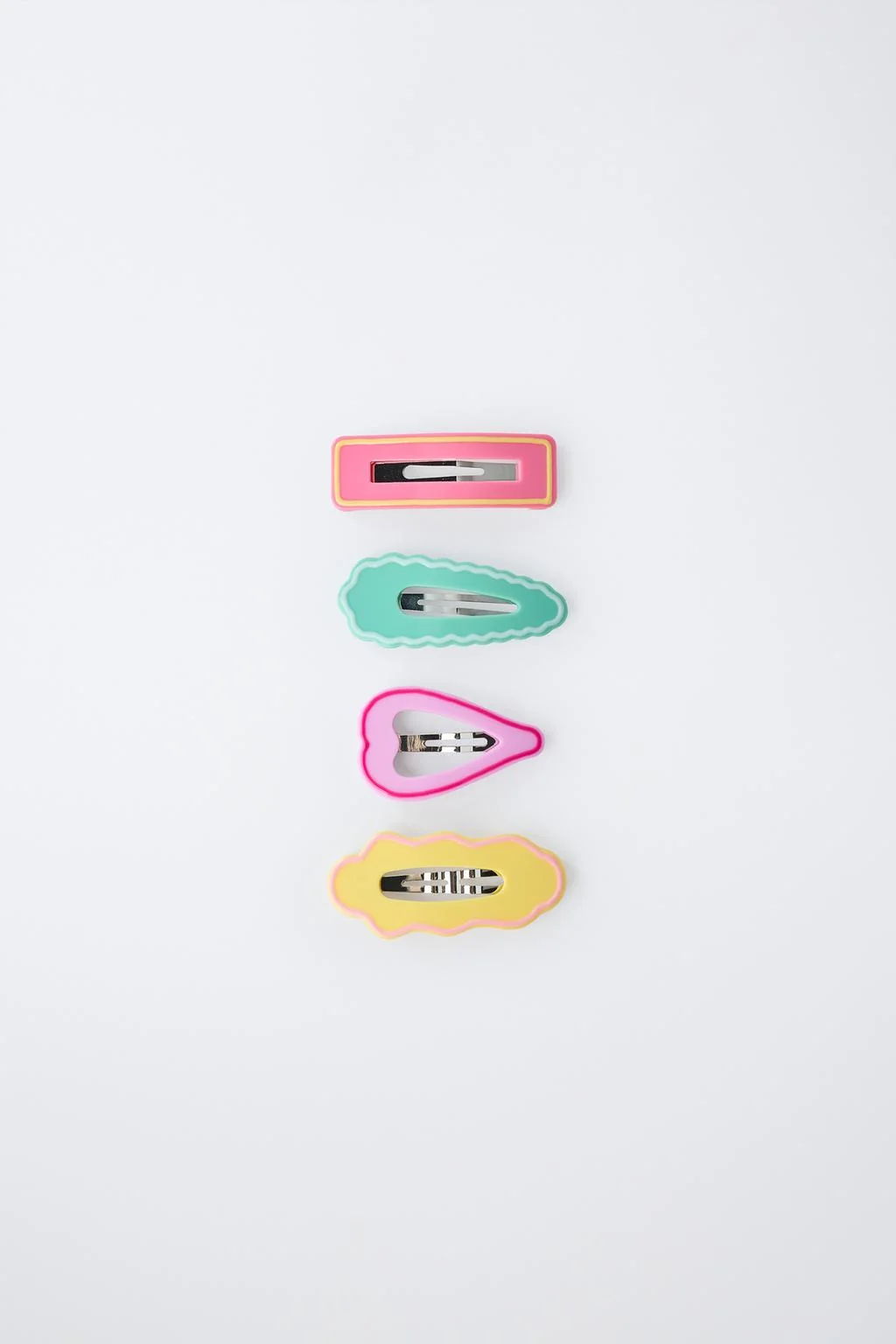 Набор из 4 фигурных заколок для волос — Привоски для волос