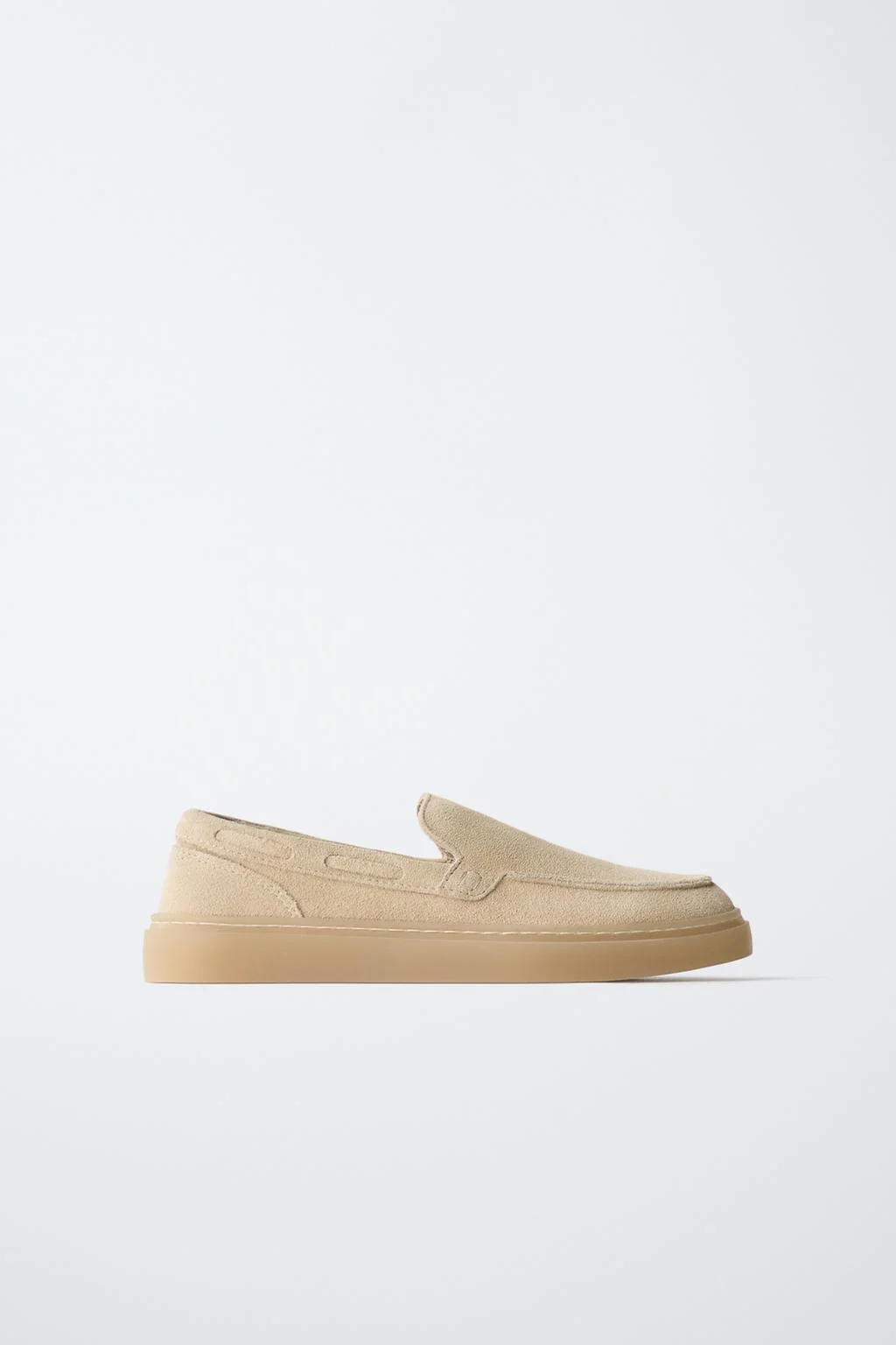 Кожаные палубные туфли