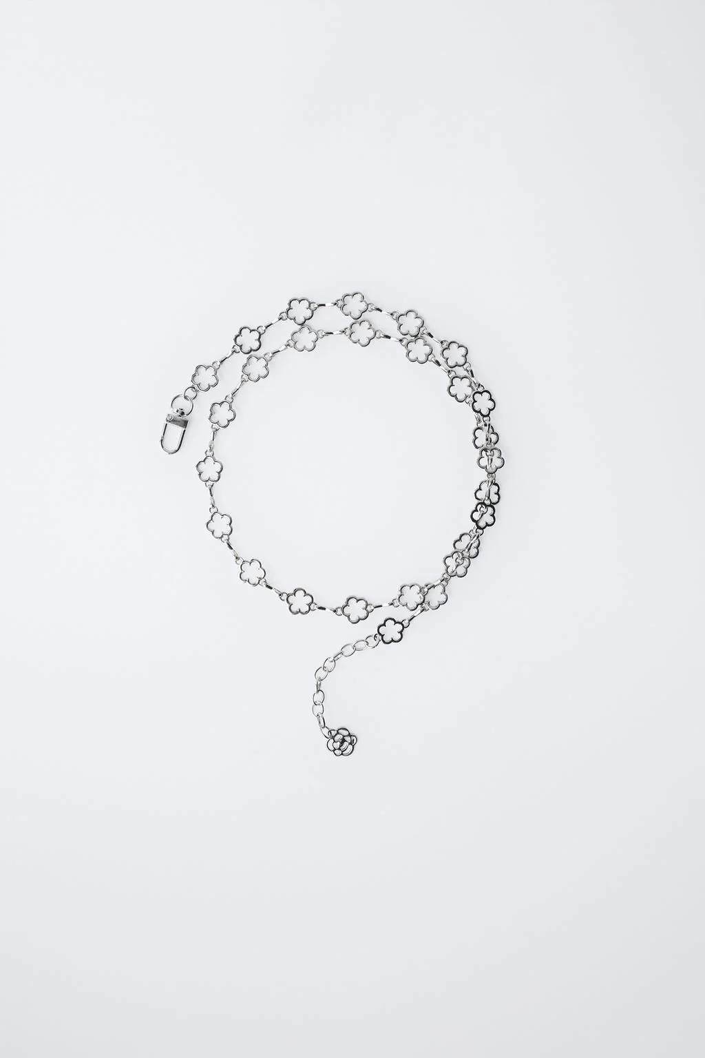 Цепной пояс с цветами