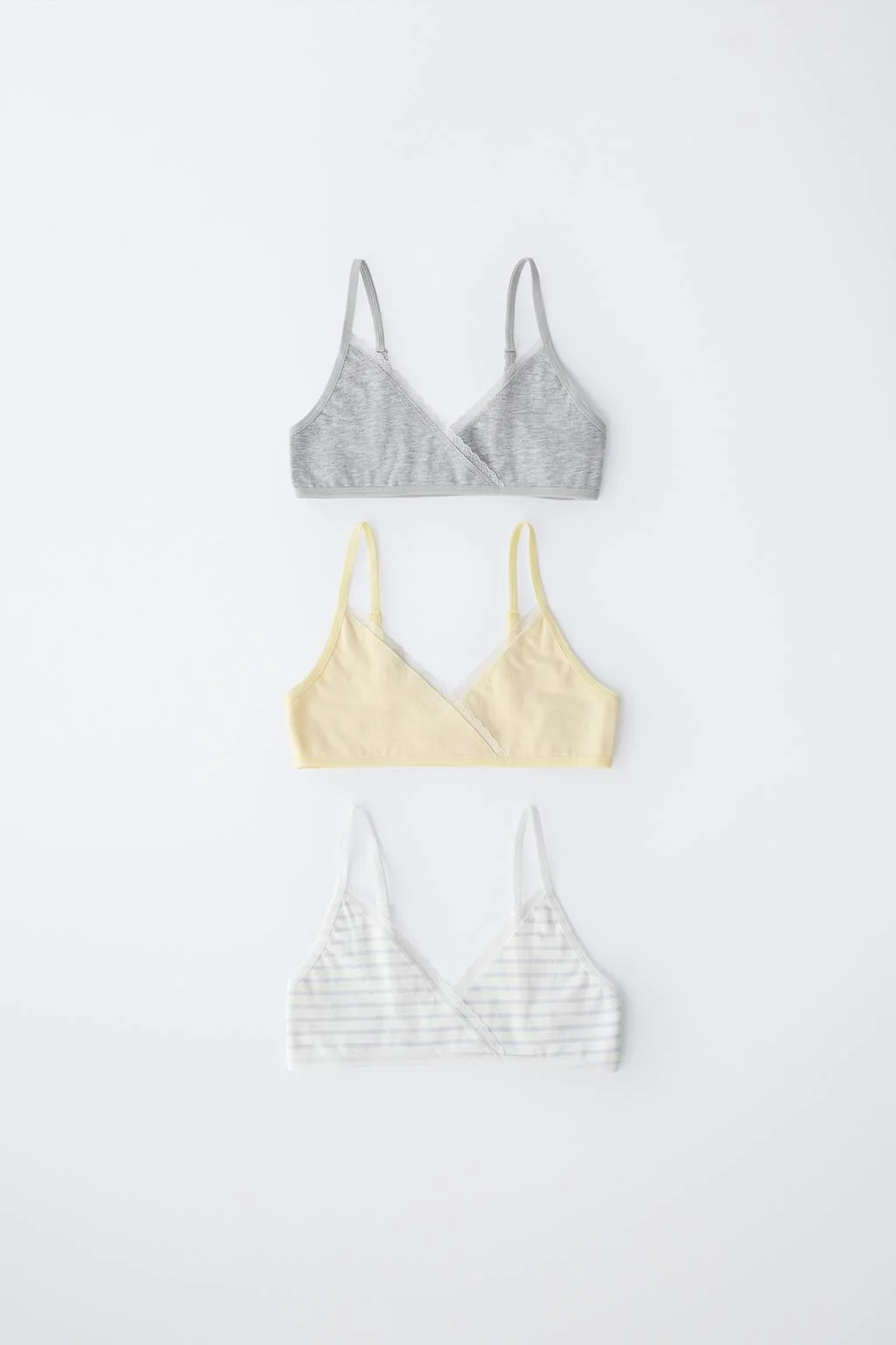 9-14 лет / Набор из 3 топов с полосками — Нижнее белье