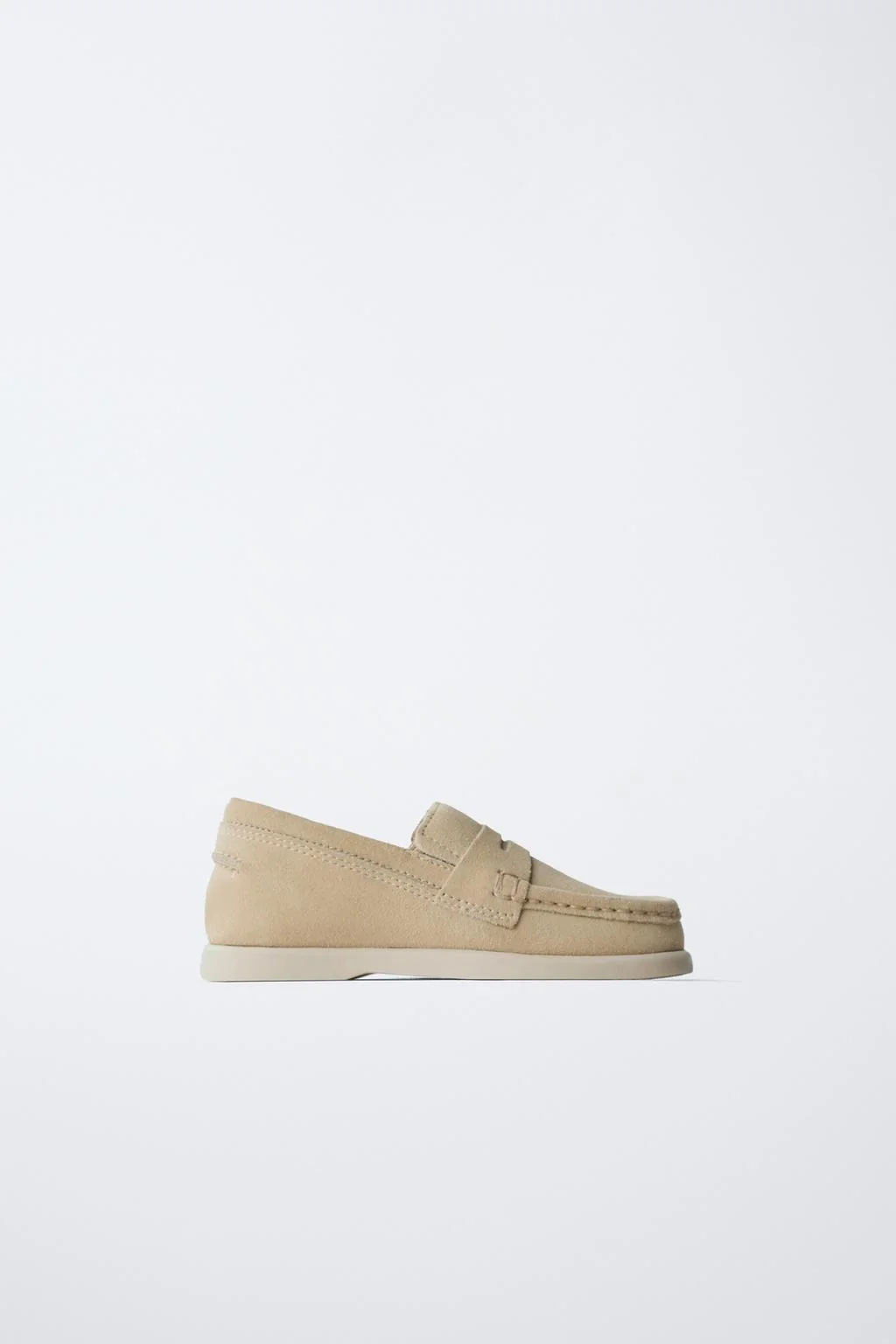 Кожаные лоферы с монеткой