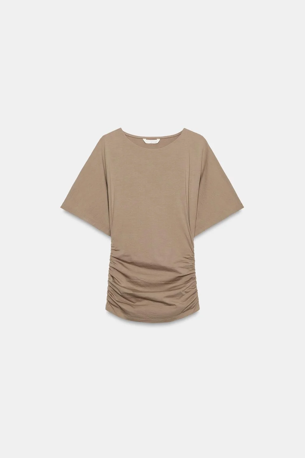 DRAPED SHORT SLEEVE T-SHIRT