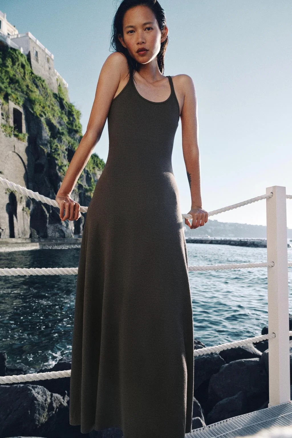 RUSTIC STRAPPY DRESS