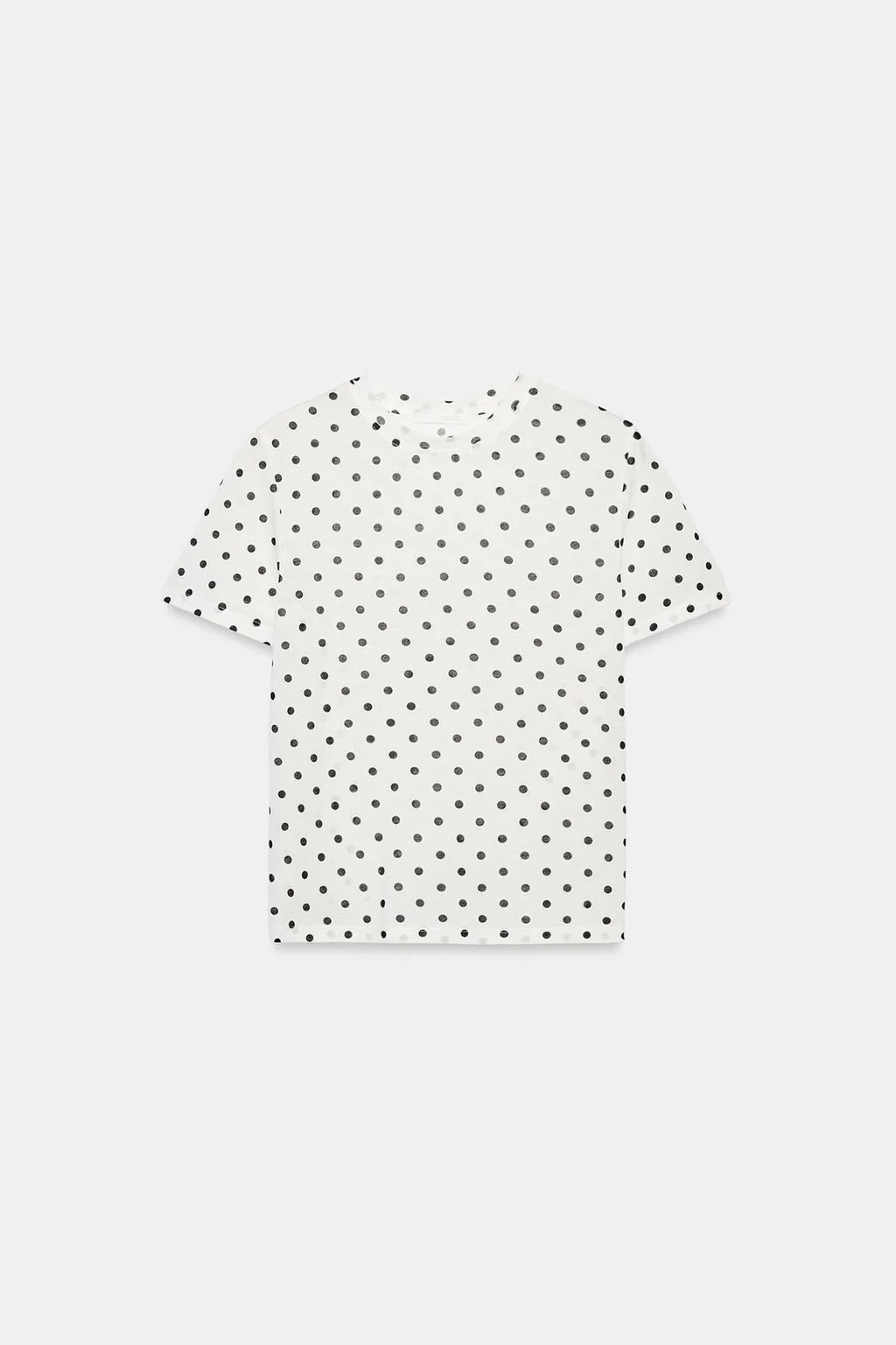 SHORT SLEEVE POLKA DOT T-SHIRT