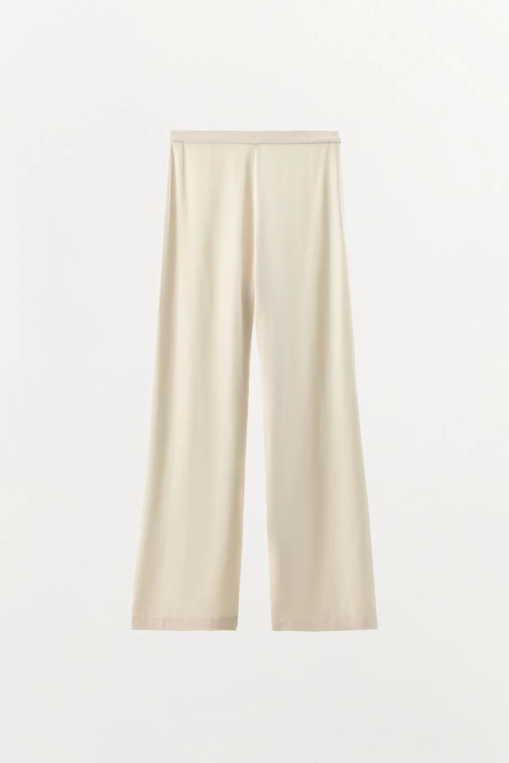 100% VISCOSE SATIN TROUSERS