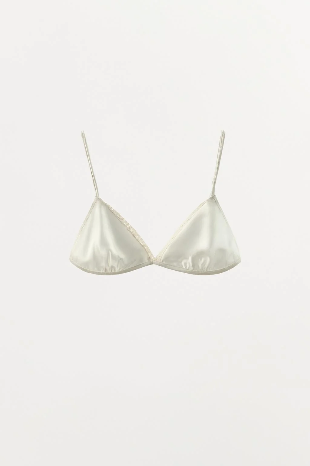 SILK LACE TRIANGLE BRA