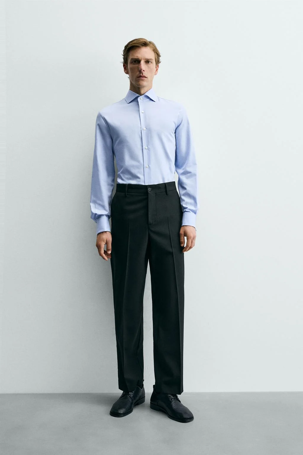 Рубашка slim fit с запонками — Мужское
