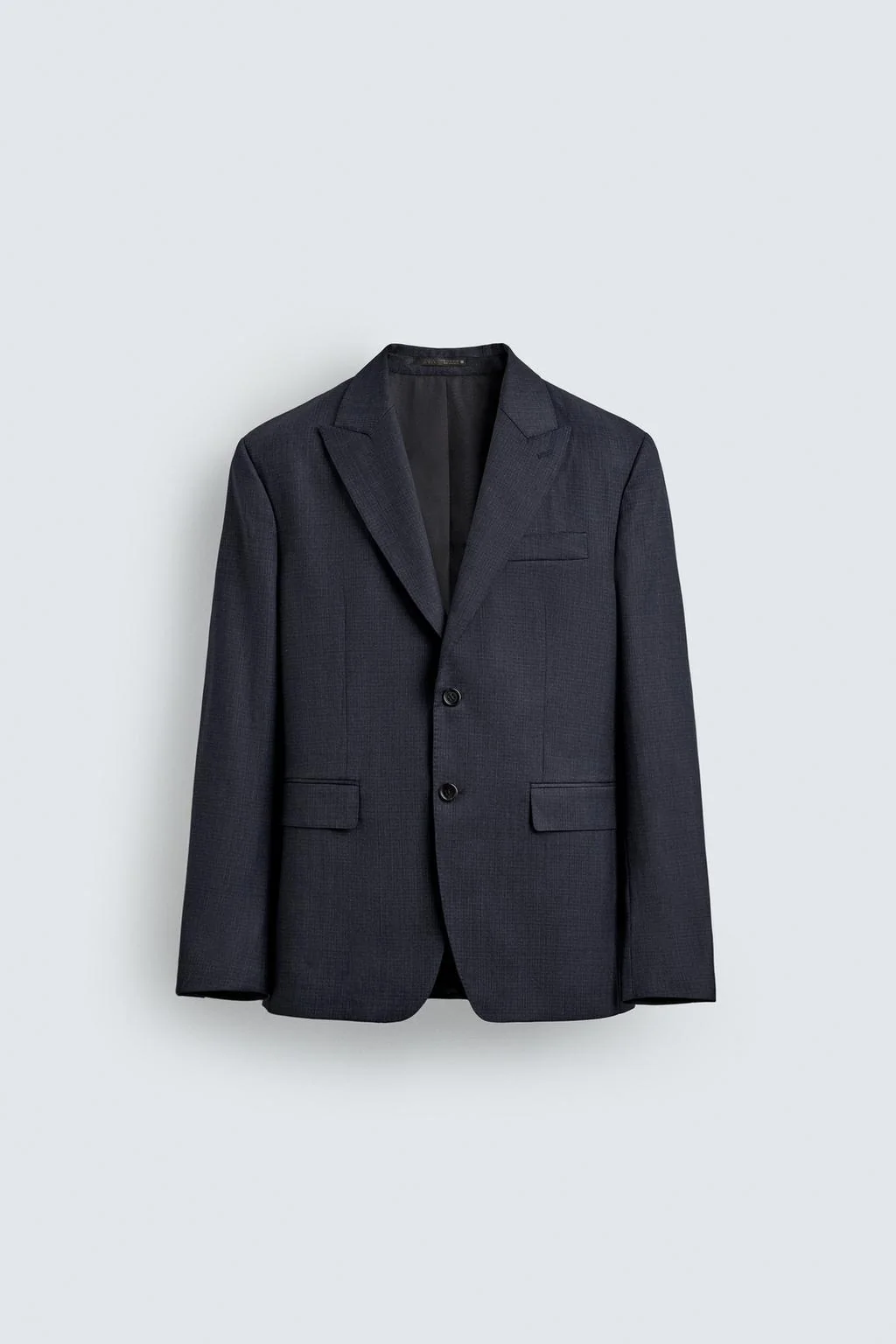 100% WOOL TEXTURED SUIT BLAZER