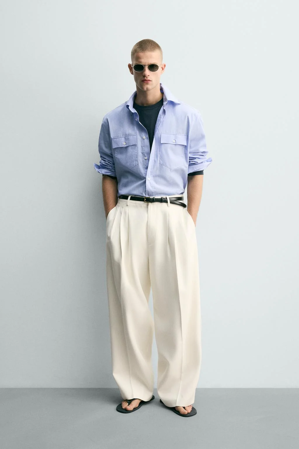 RELAXED FIT SHIRT WITH POCKETS