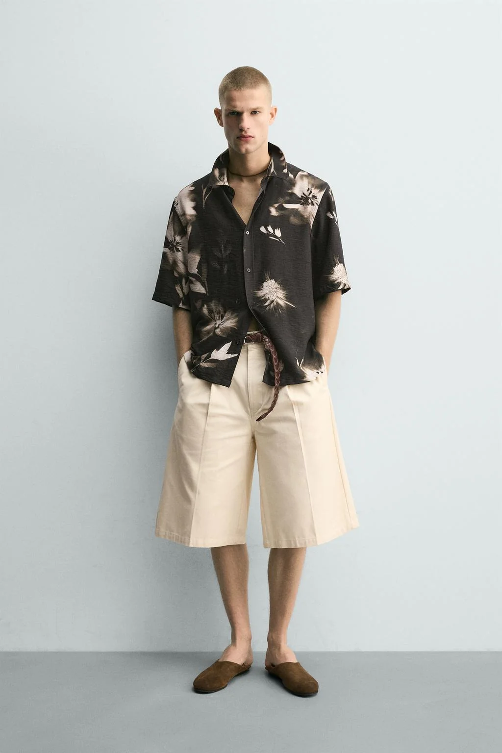 FLUID FLORAL PRINT SHIRT