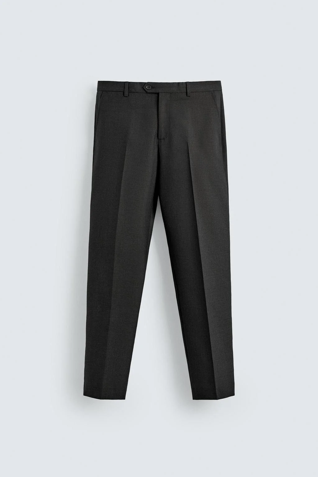 100% WOOL REGULAR FIT SUIT TROUSERS