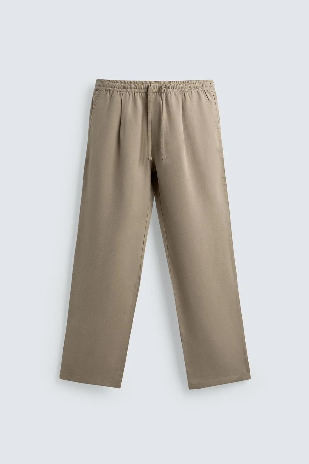 REGULAR FIT 100% LYOCELL TROUSERS