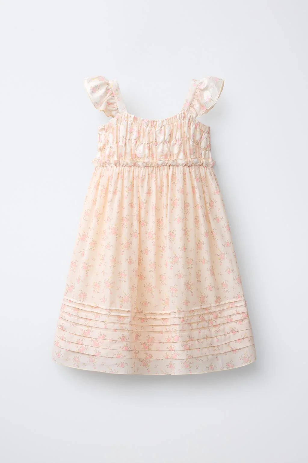 COMBINED FLORAL DRESS