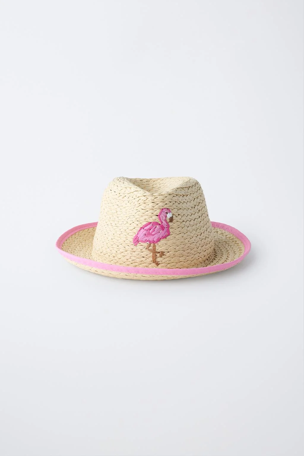EMBROIDERED STRAW HAT