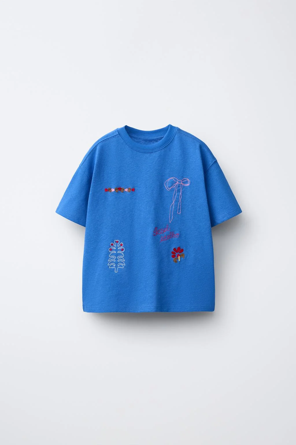Вышитая футболка sissel edelbo x Zara kids