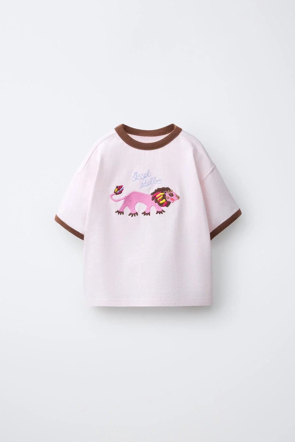 SISSEL EDELBO X ZARA KIDS EMBROIDERED TIGER T-SHIRT