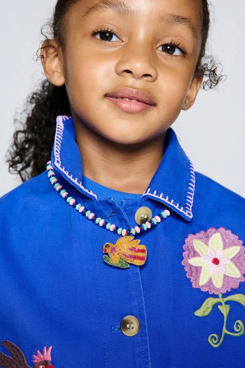 Сиссель Эдельбо x Zara Kids бисерное ожерелье