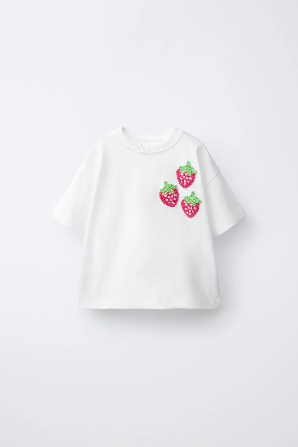 FRUIT CROCHET KNIT T-SHIRT