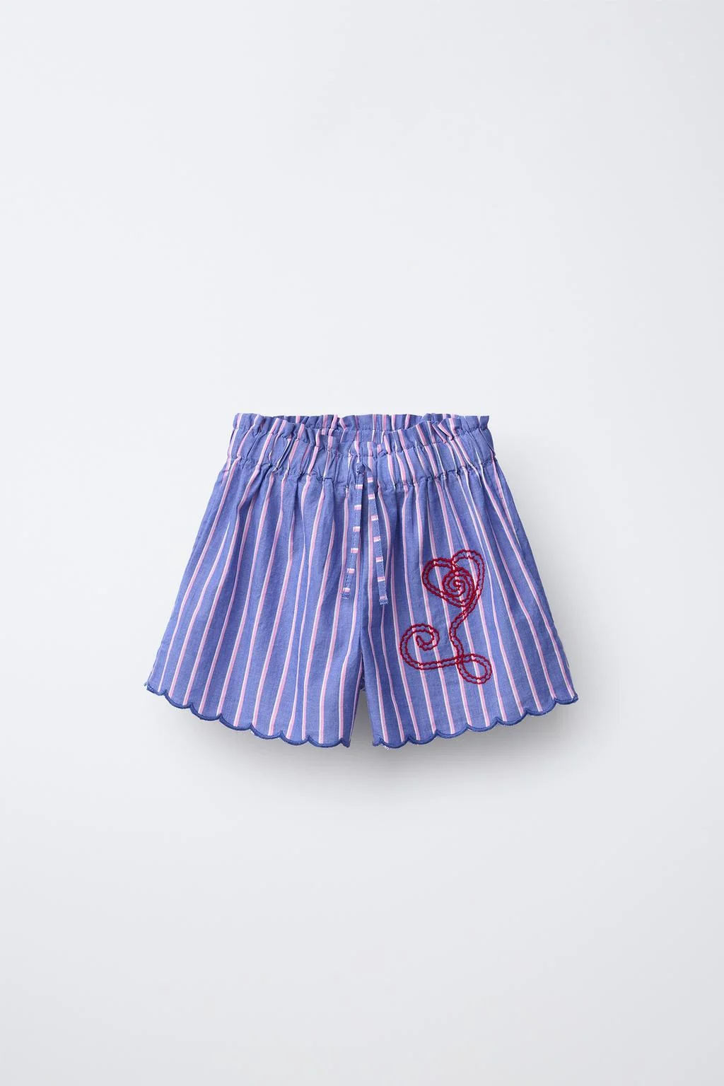 SISSEL EDELBO X ZARA KIDS STRIPED BERMUDA SHORTS