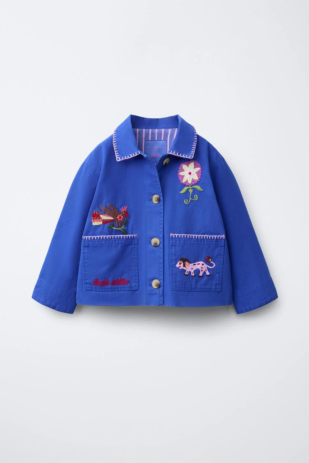 EMBROIDERED JACKET SISSEL EDELBO X ZARA KIDS