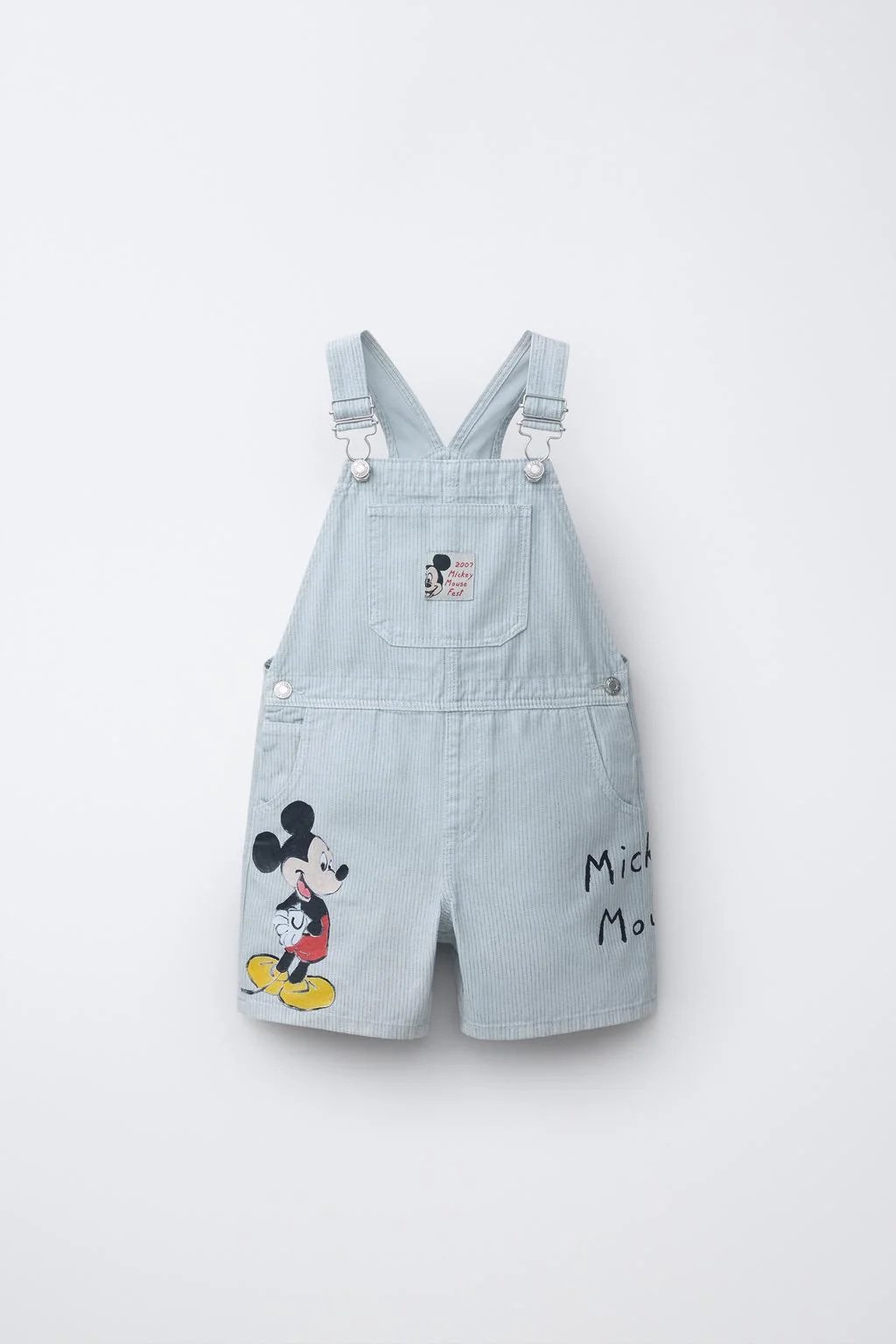 Микки Маус © Disney полосатые комбинезон из холста