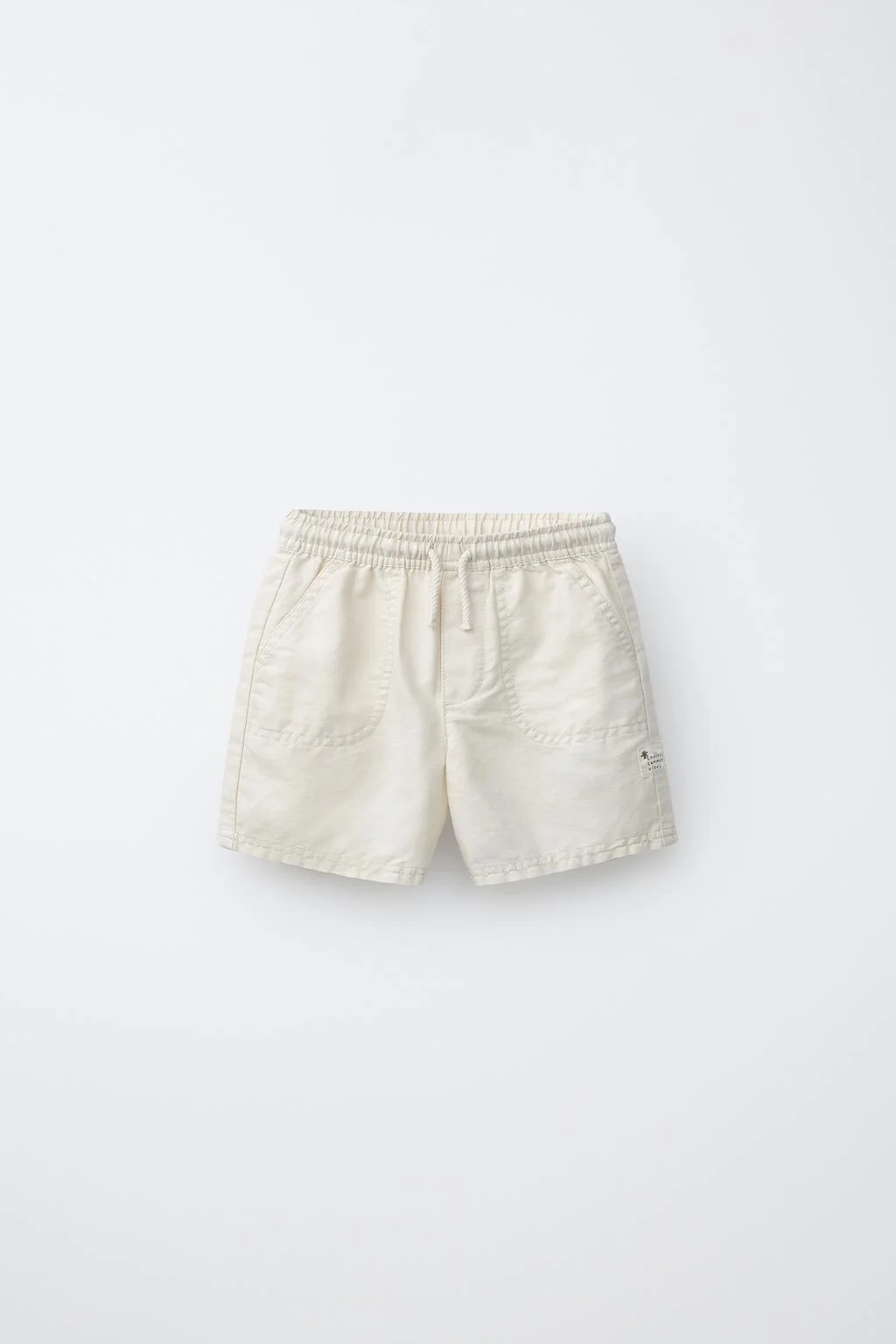 COTTON/LINEN BERMUDA SHORTS