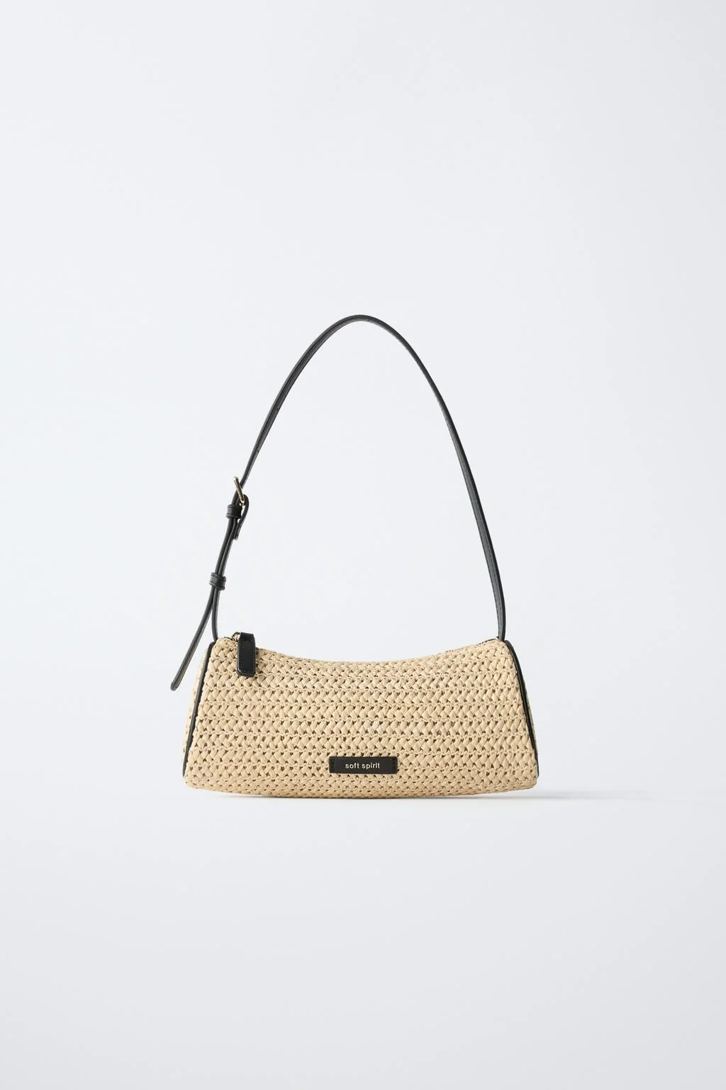 Плечевая сумка из рафии