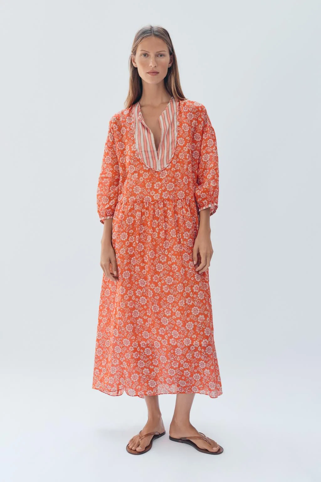 LIMITED EDITION RAMIE KAFTAN DRESS