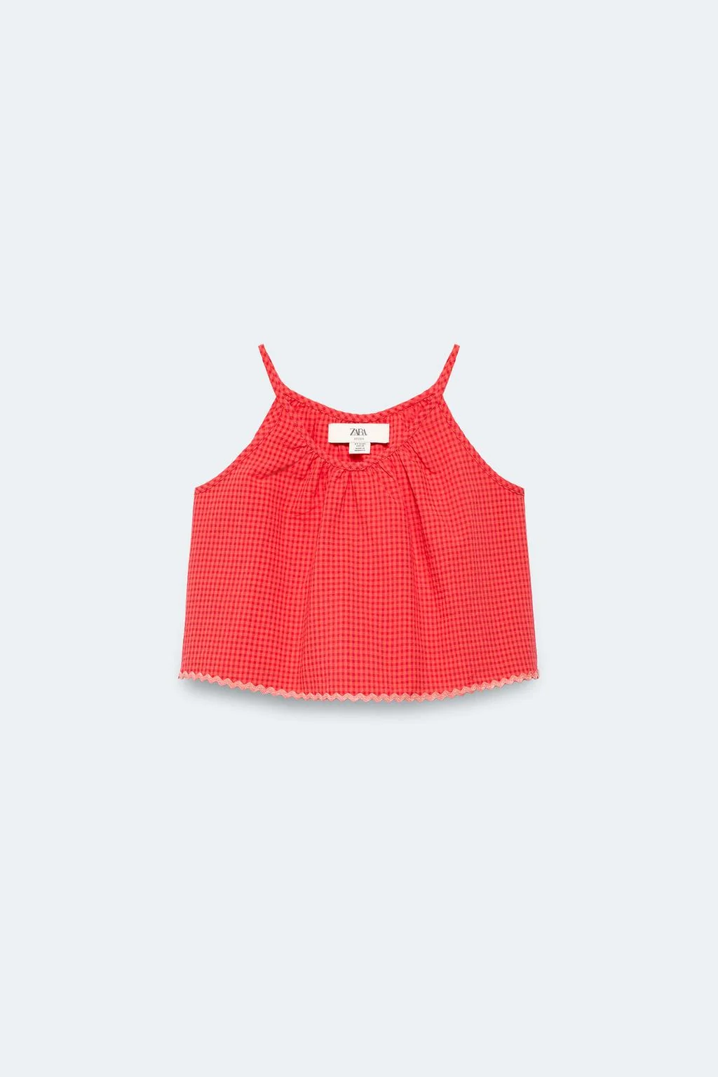 2-14 YEARS / GINGHAM SCALLOPED TOP LIMITED EDITION