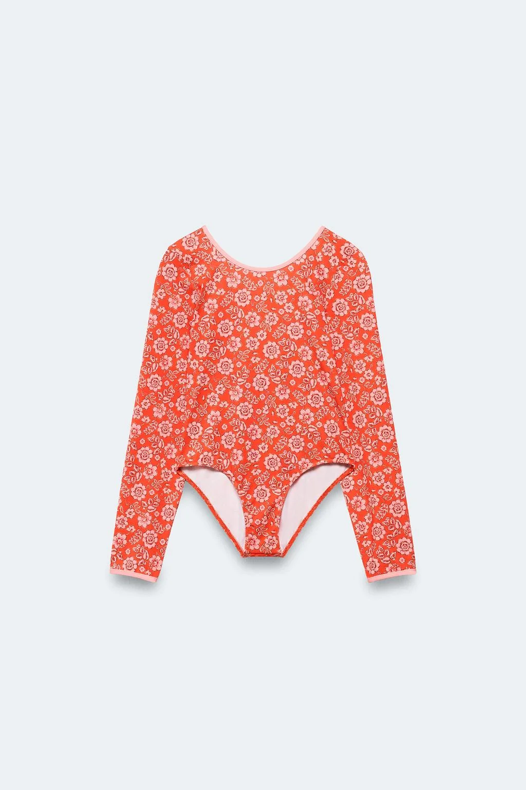 4-14 YEARS/ LIMITED EDITION FLORAL LONG SLEEVE SWIMSUIT