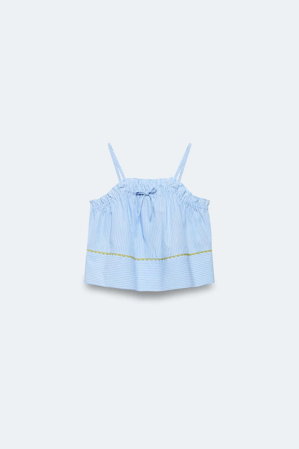 AGES 2-14 / LIMITED EDITION STRIPED RUFFLE TOP