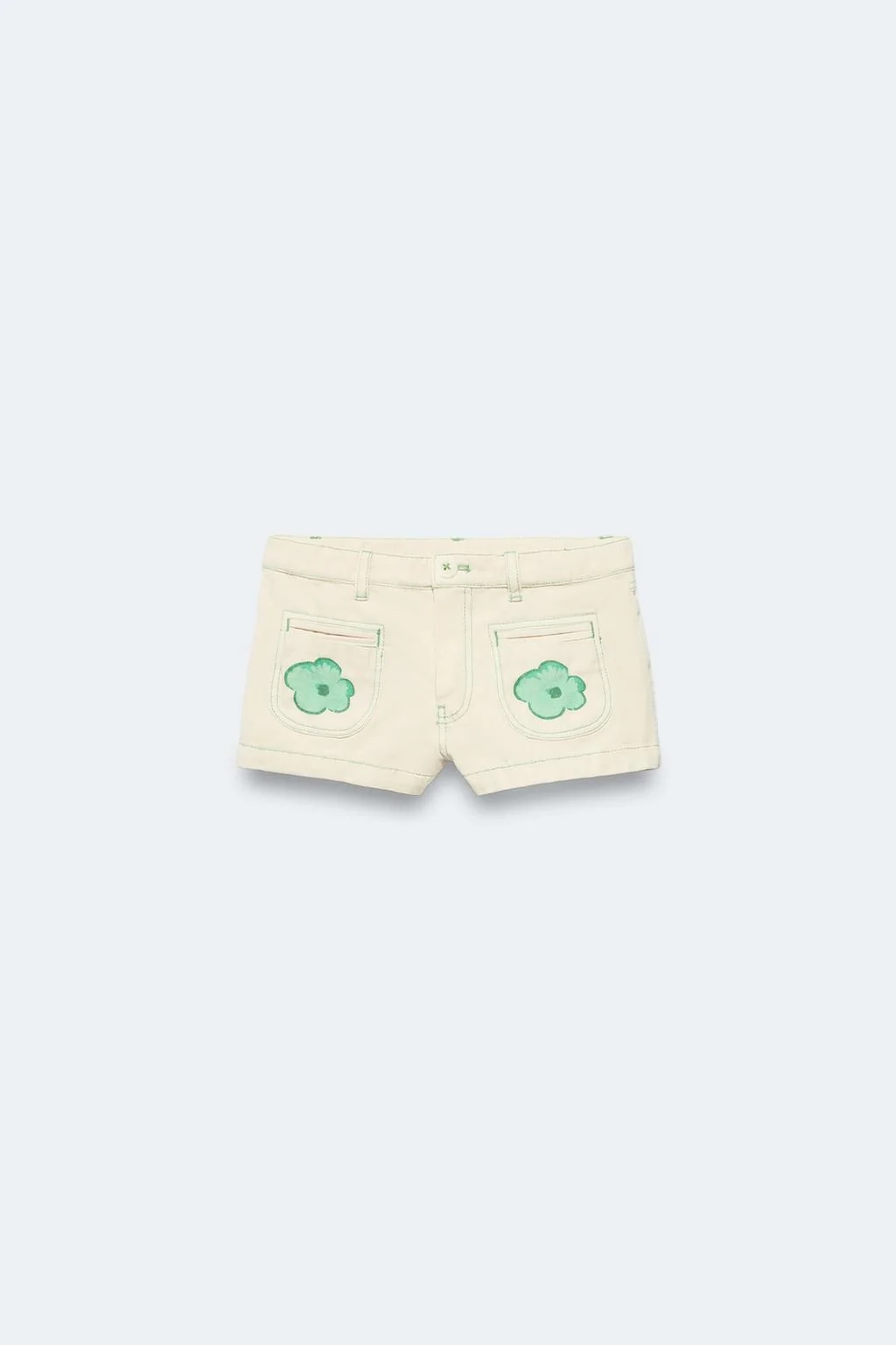 2-14 YEARS / LIMITED EDITION FLORAL TOPSTITCHED SHORTS