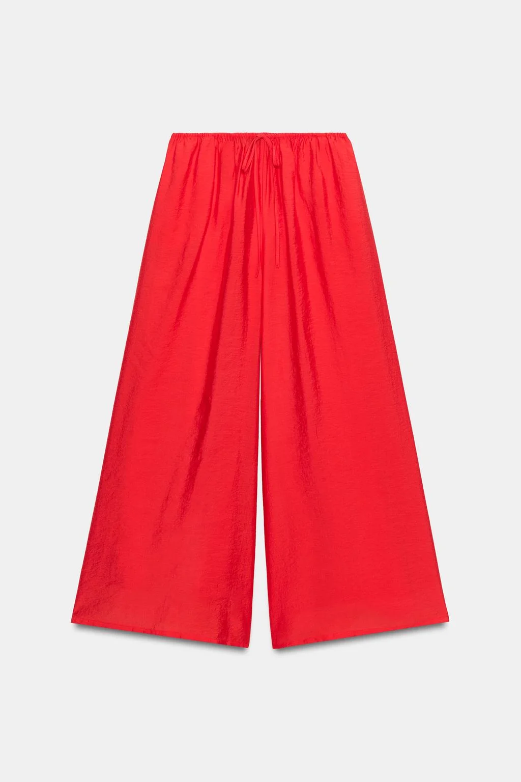 DRAWSTRING PALAZZO TROUSERS