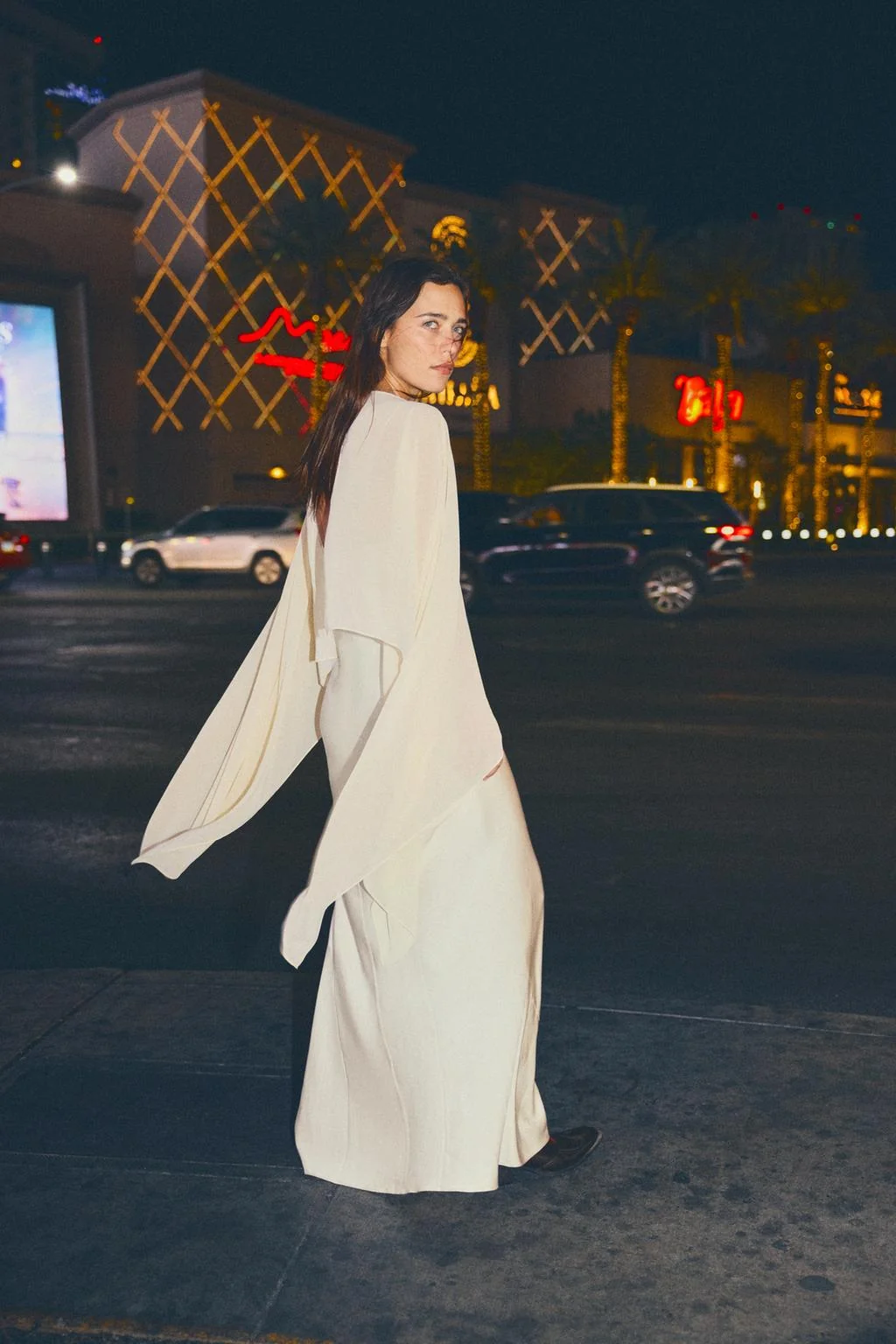 Жоржетовая накидка