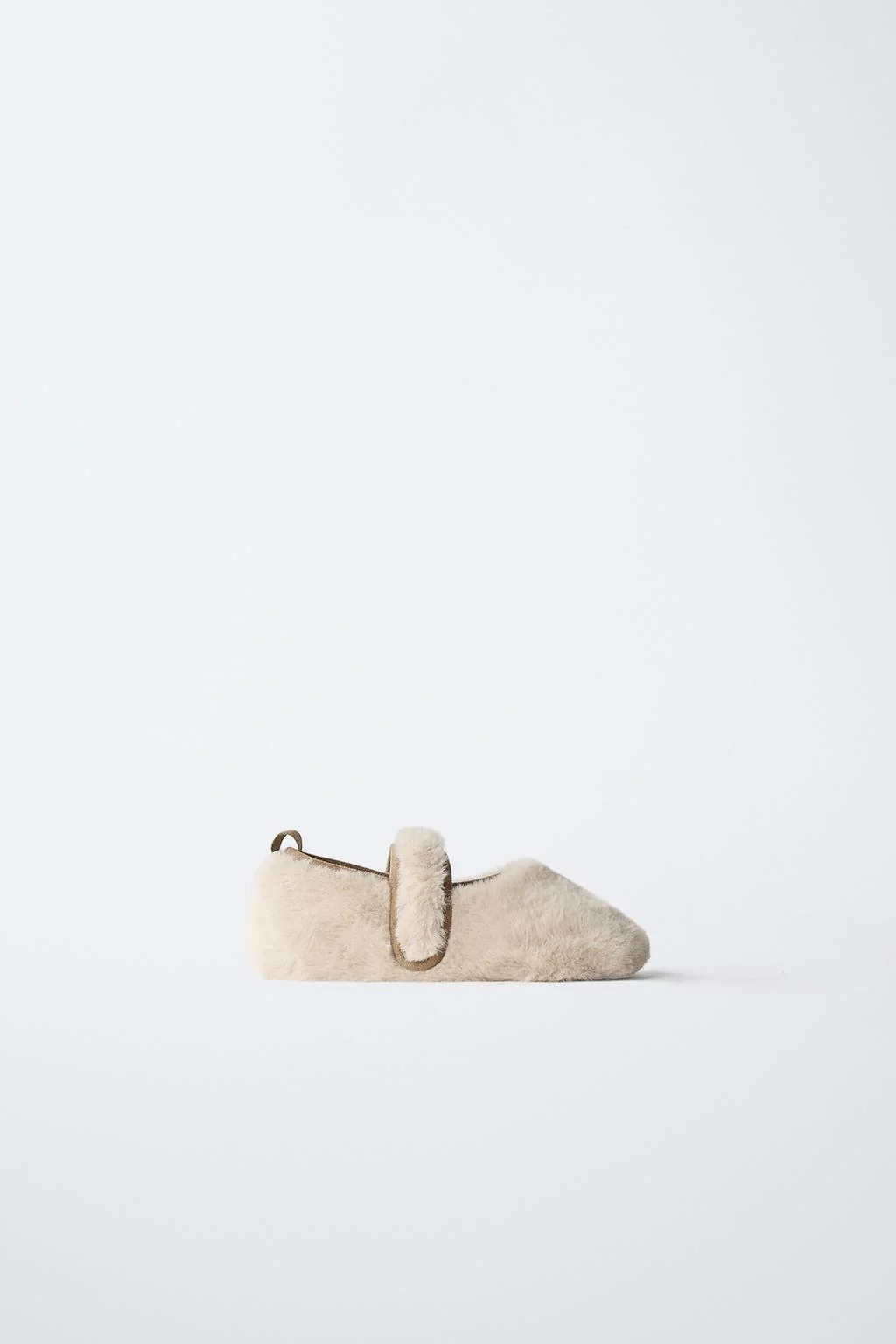 Утеплённые балетки без каблука — 1,5 - 6 лет | девочка