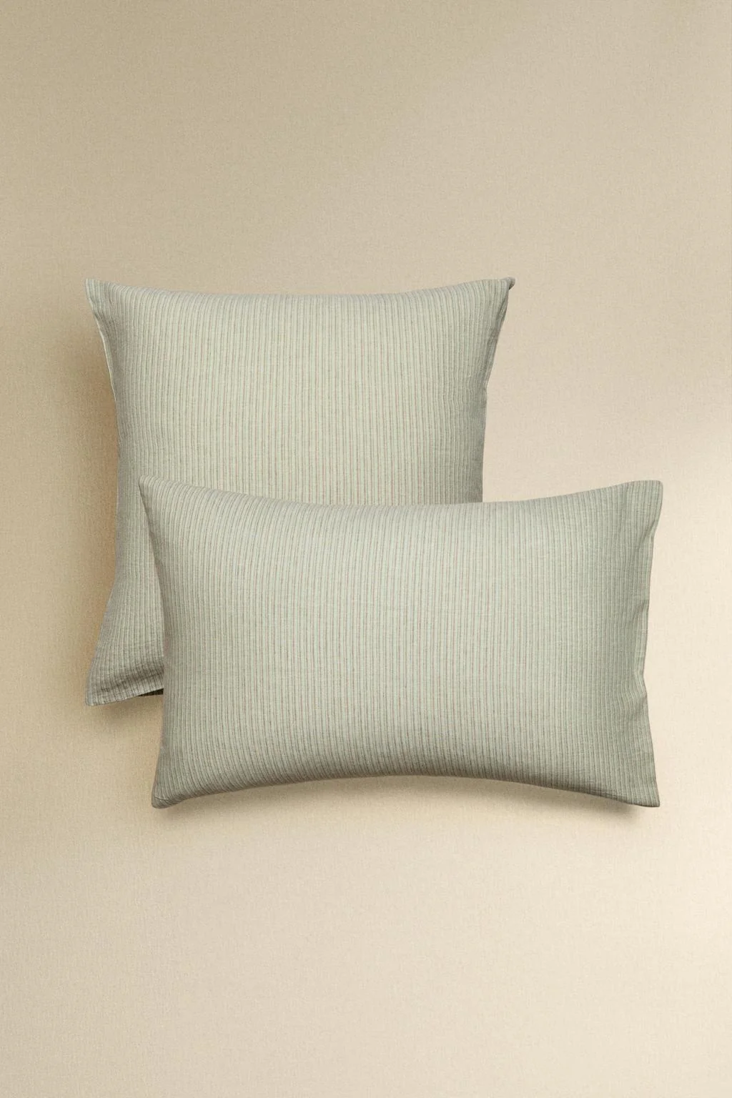 Наволочка в полоску из льна и хлопка — Подушки